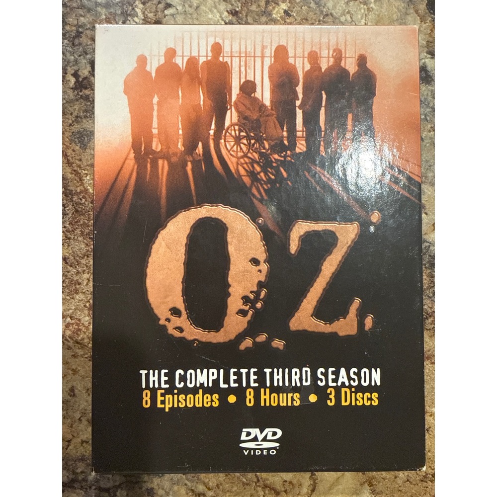 Oz The Complete Third Season DVD 2003 3-Disc Set HBO Crime Drama Series